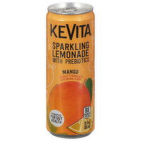 KeVita Lemonade, with Prebiotics, Mango, Sparkling - 12 Fluid ounce