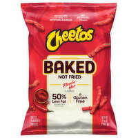 Cheetos Baked Not Fried Flamin' Hot Flavored Cheese Flavored Snacks - 7.625 Ounce