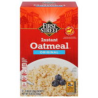 First Street Oatmeal, Instant, Original - 12 Each