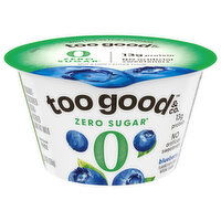 Too Good & Co. Yogurt, Zero Sugar, Blueberry - 5.3 Ounce