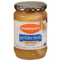 Manischewitz Gefilte Fish, Jelled Broth - 6 Each