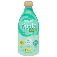 Ripple Milk, Plant-Based, Unsweetened Original, Kids - 48 Fluid ounce