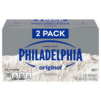 Philadelphia Cream Cheese, Original, 2 Pack, 16 Ounce