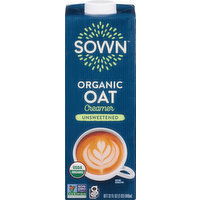 Sown Oat Creamer, Organic, Unsweetened - 32 Fluid ounce