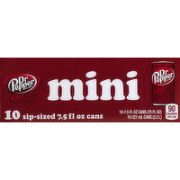 Dr Pepper Soda, Mini - 10 Each