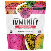 Pitaya Foods Organic Immunity Bite-Sized Pieces Dragon Fruit + Passion Fruit + Mango - 32 Ounce