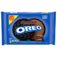 Oreo Chocolate Sandwich Cookies, Chocolate Flavor Creme, Family Size - 18.71 Ounce