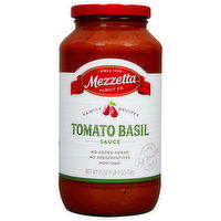 Mezzetta Sauce, Tomato Basil, 25 Ounce