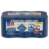 Blue Buffalo Adult Adult Chicken Dinners/Beef Dinners Dog Food Variety Pack - 6 Each