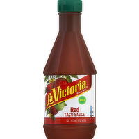 La Victoria Taco Sauce, Red, Mild, 15 Ounce