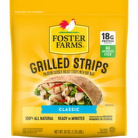 Foster Farms Grilled Chicken Strips, Frozen
