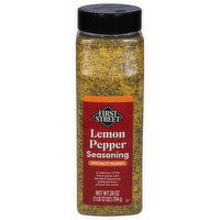 First Street Seasoning, Lemon Pepper, 28 Ounce