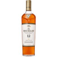 The Macallan Sherry Oak Cask Single Malt Scotch Aged 12 Years, 750 Millilitre