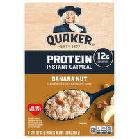 Quaker Protein Instant Banana Nut Oatmeal