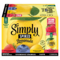 Simply Spiked Lemonade Variety Pack Beer - 12 Each