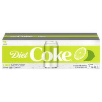 Diet Coke Cola, Lime - 144 Ounce