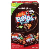 Hello Panda Cookies, Chocolate, Bite Size, 32 Each