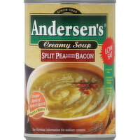 Andersen's Soup, Creamy, Split Pea, Flavored with Real Bacon - 15 Ounce