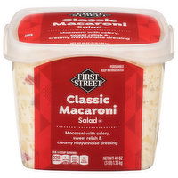 First Street Macaroni Salad, Classic - 48 Ounce