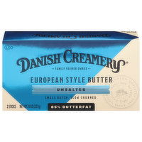 Danish Creamers Butter, European Style, Unsalted, 85% Butterfat - 2 Each