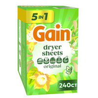 Gain dryer sheets, Original Scent - 240 Each
