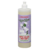 Rebel Green Dish Soap, Super Deluxe, Lavender & Grapefruit, 16 Fluid ounce