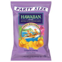 Hawaiian Kettle Style Sweet Maui Onion Potato Chips Party Size - 13 Ounce