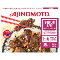 Ajinomoto Authentic Korean Style Bulgogi Beef with Black & White Rice - 10 Ounce