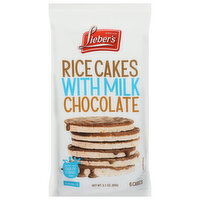 Lieber's Rice Cakes, with Milk Chocolate - 6 Each