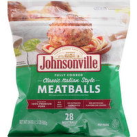 Johnsonville Meatballs, Classic Italian Style - 28 Each