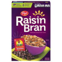 Raisin Bran Cereal, Whole Grain Wheat & Bran - 25 Ounce