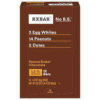 Rxbar Protein Bars, Peanut Butter Chocolate