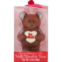 Treat Street Milk Chocolate Bear, Premium Decorated, Hollow - 2.4 Ounce