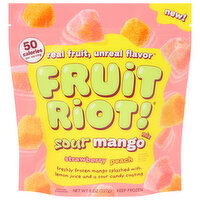 Fruit Riot! Strawberry/Peach Sour Mango Mix - 8 Ounce