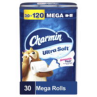 Charmin Ultra Soft Toilet Paper Mega Rolls - 30 Each