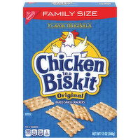 Chicken in a Biskit Snack Crackers, Baked, Original, Family Size - 12 Ounce