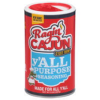 Ragin' Cajun Seasoning, Y'All Purpose - 8 Ounce