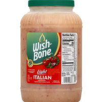 Wishbone Dressing, Italian, Light - 1 Gallon