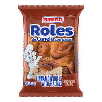 Bimbo Bimbo Roles De Canela Con Pasas Cinnamon Rolls with Raisins, 12.88 oz, 12.35 Ounce