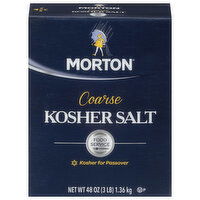 Morton Kosher Salt, Coarse, 36 Pound