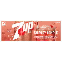 7-UP Soda, Shirley Temple, Pomegranate and Cherry, 12 Pack - 144 Ounce