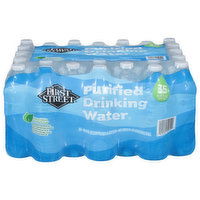 First Street Drinking Water, Purified - 591.5 Ounce