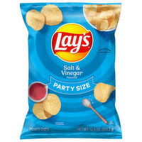 Lay's Potato Chips, Salt Vinegar Flavored, Party Size - 12.5 Ounce