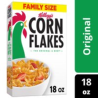 Corn Flakes Breakfast Cereal, Original, Family Size - 18 Ounce