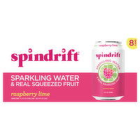 Spindrift Unsweetened Raspberry Lime Sparkling Water