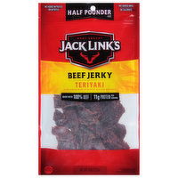 Jack Link's Beef Jerky, Teriyaki, Half Pounder - 8 Ounce