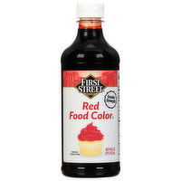 First Street Food Color, Red, Double Strength, 16 Ounce