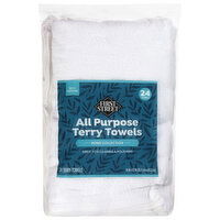 First Street All Purpose Home Collection Terry Towels - 24 Each