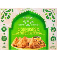 Deep Samosas, Potato & Pea, 12 Ounce