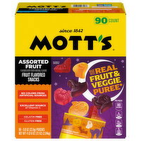 Mott's Assorted Fruit Fruit Flavored Snacks - 90 Each